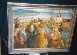 Udvary, Pál - Harbor Scene, oil on canvas, Signed lower left: Udvary Pál, Photo: Tamás Kieselbach