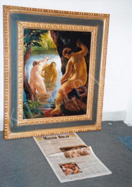 Patkó, Károly - Nudes Outdoors; oil on canvas; Photo: Tamás Kieselbach