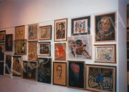 Gadányi, Jenő - Deák Collection's Exhibition at Székesfehérvár; Middle line, second from the right: Midday test, 1932; oil on canvas; 56,8 x 74,1 cm; Signed lower right: Gadányi Jenő 932; Photo: Kieselbach Tamás