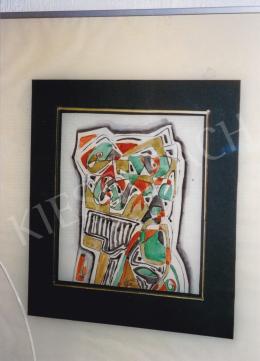  Kádár, Béla - Playful forms; 21,5 x 19 cm; mixed media on paper; Signed lower middle: Kádár Béla; Photo: Kieselbach Tamás