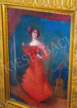 Herrer, Cézár - Spanish Dancer, 1916; 53x35 cm; oil on canvas; Signed lower right: Herrer C. 1916; Photo: Kieselbach Tamás