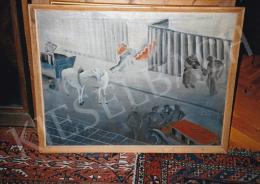 Gyenes, Gitta - Charcoal Carriers, 1935; 60x80 cm; oil on canvas; Signed upper right: Gyenes Gitta 1935; Photo: Kieselbach Tamás