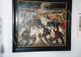  Mágori Varga, Béla - Winter Commotion, 1933; 86x95,5 cm; oil on canvas; Signed lower right: Mágori Varga 1933; Photo: Tamás Kieselbach