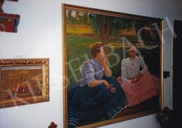  Kunffy, Lajos - Women in the Park; Kunffy Lajos Museum's Interior; Photo: Tamás Kieselbach