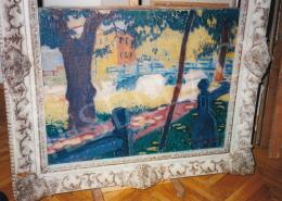 Ziffer, Sándor - Sunny Garden; oil on canvas; Signed lower right: Ziffer Sándor; Photo: Tamás Kieselbach