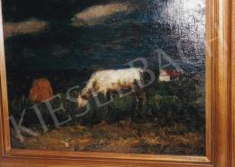 Koszta József - Legelő tehén; olaj, vászon; Jelezve jobbra lent: Koszta; Fotó: Kieselbach Tamás