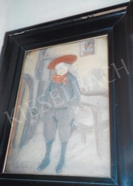 Rippl-Rónai, József - Boy with Red Hat; Signed lower right: Rónai; Photo: Tamás Kieselbach