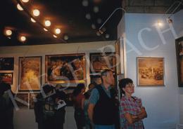 Haranghy Jenő - Haranghy Jenő és más művészek festményei a Szakasits Művészeti Központban, 1993-as aukciós kiállításon; Fotó: Kieselbach Tamás