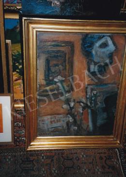  Czóbel, Béla - Studio Scene with Catkin; oil on canvas; Signed lower left: Czóbel; Photo: Tamás Kieselbach