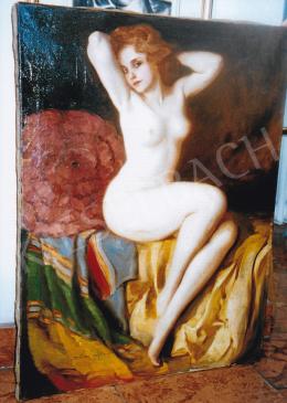  Szánthó, Mária - Female Nude; oil on canvas; Signed lower left: Szánthó Mária; PHoto: Tamás Kieselbach