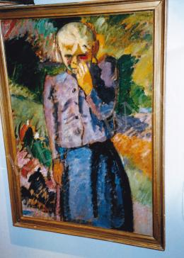  Márffy, Ödön - Girl from Nyerges; 88,5x62; oil on cardboard; Signed upper right: Márffy; Photo: Tamás Kieselbach