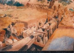  Zichy, Mihály - Washing the Sheep, 1880; 47x63 cm; mixed media on paper; Signed lower right: Zichy Mihály; Photo: Tamás Kieselbach