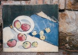  Móricz, Margit, - Still Life with Apples; oil on canvas; Photo: Tamás Kieselbach