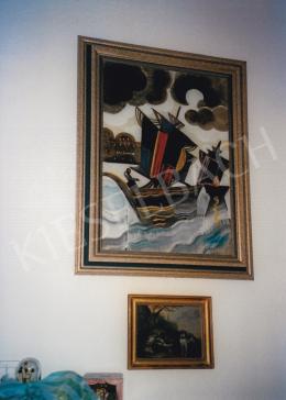  Scheiber, Hugó - Up: Sail in the Storm; Signed lower middle: Scheiber; Photo: Tamás Kieselbach