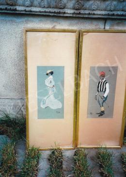  Faragó, Géza - Left: Woman in White Dress; Right: Jockey; Photo: Tamás Kieselbach