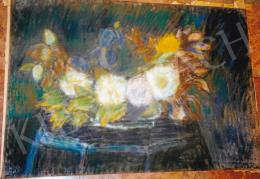 Nagy, István - Flower Still Life; pastel on paper; Photo: Tamás Kieselbach