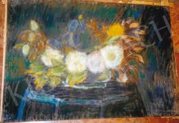 Nagy, István - Flower Still Life; pastel on paper; Photo: Tamás Kieselbach