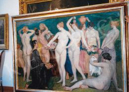 Borszéky, Frigyes - Celebration of Youth, 1915; 149x230.5 cm; oil on canvas; Signed lower right.: Borszéky Frigyes 1915; Photo: Tamás Kieselbach