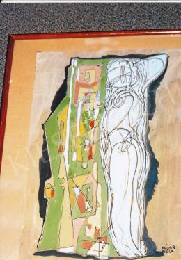  Kádár, Béla - Composition with Figures; 30.5x21 cm; mixed media on paper; Signed lower right: Kádár Béla; Photo: Tamás Kieselbach