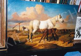  Lotz, Károly - Composition with Horses; oil on canvas; Photo: Tamás Kieselbach