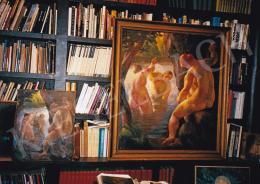  Patkó, Károly - Bathing; 125x110 cm; oil on canvas; Signed lower left: Patkó; Photo: Tamás Kieselbach