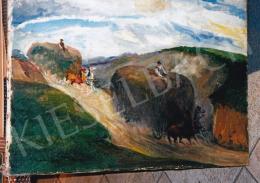  Kernstok, Károly - Horsecar; 60x80 cm; oil on canvas; Signed lower left: Kernstok Károly; Photo: Tamás Kieselbach