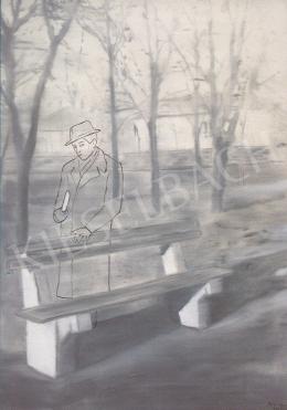  Fehér, László - Man with Bench, 1997, on the Cover