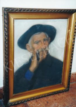 Rippl-Rónai József - Szomorú Friss István portréja, pasztell, papír, Jelezve jobbra lent: Rónai, Fotó: Kieselbach Tamás