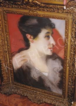 Rippl-Rónai, József - Portrait of a Woman, pasztel on paper, Signed middle left: Rónai, Photo: Kieselbach, Tamás