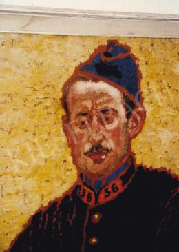 Rippl-Rónai, József - One French Soldier, 1914, oil on paper-board, 104x75 cm, Signed upper left: Rónai 1914 Issy l'Éveque, Photo: Kieselbach, Tamás