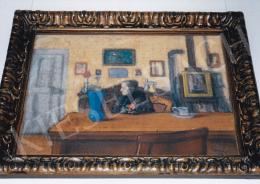 Rippl-Rónai, József - Interior, pastel on paper, Signed lower right: Rónai, Photo: Kieselbach, Tamás