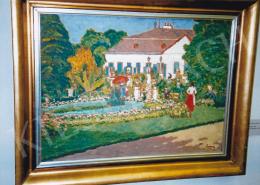 Rippl-Rónai, József - The Garden of Róna Villa, oil on canvas, Signed lower right: Rónai, Photo: Kieselbach, Tamás