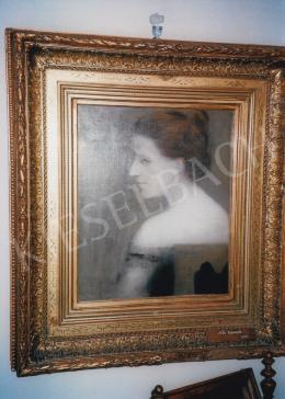 Rippl-Rónai, József - Portrait of Mlle Dutile, before 1892, 46x38 cm, oil on canvas, Signed middle left: R. Rónai és monogram, Kaposvár, Rippl-Rónai Múzeum, Photo: Kieselbach, Tamás
