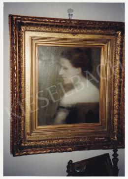 Rippl-Rónai, József - Portrait of Mlle Dutile, before 1892, 46x38 cm, oil on canvas, Signed middle left: R. Rónai és monogram, Kaposvár, Rippl-Rónai Múzeum, Photo: Kieselbach, Tamás