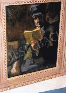  Farkas, István - Reading Man; 64x80; oil on cardboard; Unsigned; Photo: Tamás Kieselbach