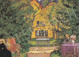 Rippl-Rónai József - A Róma villa kertjében, 1910 körül, 55x76 cm, olaj, karton, Jelezve jobbra lent: Rónai