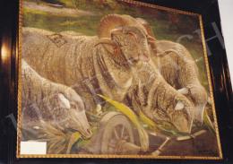 Szirmai, Antal - Sheep, oil on canvas, 79x97 cm, Signed lower right:  Szirmai A.; Photo:Tamás Kieselbach