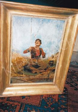  Mednyánszky, László - Fishing Boy; 42x28; oil on panel; Unsigned; Photo: Tamás Kieselbach
