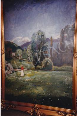  Iványi Grünwald Béla - Virágos réten, 1910-12 körül, olaj,karton, 96x68 cm, Jelezve jobbra lent: Grünwald Béla; Fotó: Kieselbach Tamás