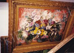  Iványi Grünwald, Béla - Great Still Life of Flowers, oil on canvas, 60x81 cm, Signed lower right: Iványi Grünwald; Photo: Tamás Kieselbach