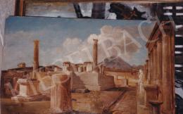 Molnár József - Pompei, olaj,karton, 31x46,5 cm, Jelezve balra lent: Molnár J.; Fotó: Kieselbach Tamás