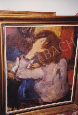  Czóbel, Béla - Woman Reading, oil on canvas, 71x60,5 cm, Signed upper right: Czóbel; Photo:Tamás Kieselbach
