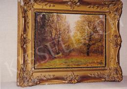  Mednyánszky, László - Early Autumn in the Gardens, oil on canvas, 26,5x36 cm, Signed lower right: Mednyánszky; Photo: Tamás Kieselbach