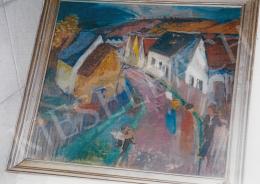  Szőnyi, István - Zebegény Street; 67x74,5; tempera on panel; Signed lower right: Szőnyi I; Photo: Tamás Kieselbach