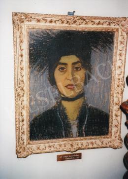 Rippl-Rónai, József - Lady in Black Hat, c.1912, 49,5x40 cm, pastel on paper, Signed middle left: Rónai, Photo: Tamás Kieselbach