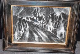 Schadl, János - Street View, 1930; 60x70; mixed media on paper; Photo: Tamás Kieselbach