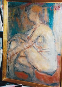  Czóbel, Béla - Female Nude, 73x53 cm, oil on canvas, Signed upper right: Czóbel, Photo: Tamás Kieselbach Tamás