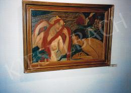 Körösfői Kriesch, Aladár - Vanity, 1904, oil on canvas, 45x70 cm, Deák Collection, Székesfehérvár, Photo: Tamás Kieselbach