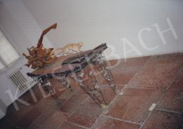  Bukta, Imre - Man with Ermine, 1987, 150x200 cm, wood, metal, Photo: Tamás Kieselbach