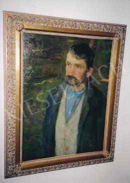  Kernstok Károly - Férfi portré, olaj, vászon, Jelezve balra fent, Fotó: Kieselbach Tamás